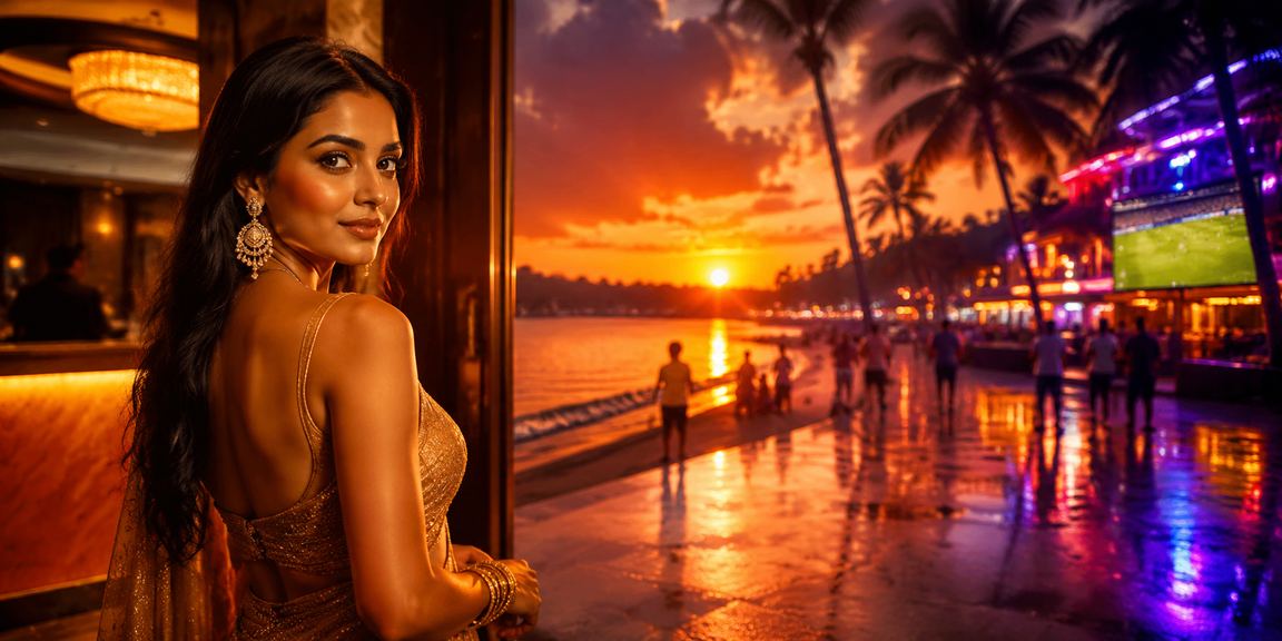 Goa beach VIP bonus relaxation scene